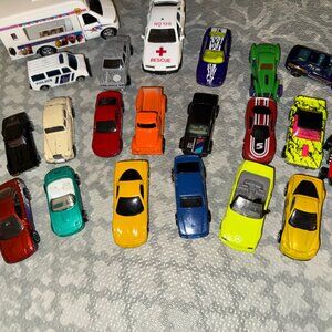 AMAZING COLLECTION/LOT OF RARE 1:32 TOY CARS FROM 80s + 90s